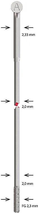 Alpina spaak spoke sst butted 2,34x280 mm