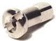 Alpina spaaknippel spoke nipple 2 mm 12,30mm long brass sil.