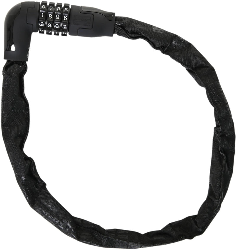 Contec cijfer-kettingslot powerloc ct comb.cha.lock powerloc 6mm x 75cm black