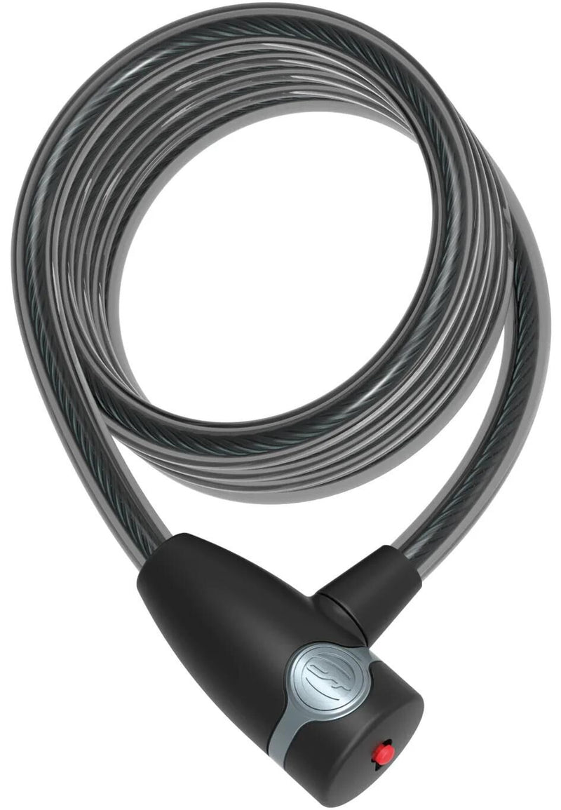 Contec spiraal-kabelslot ecoloc ct coiled cab.lock ecoloc 12mm x 185cm black