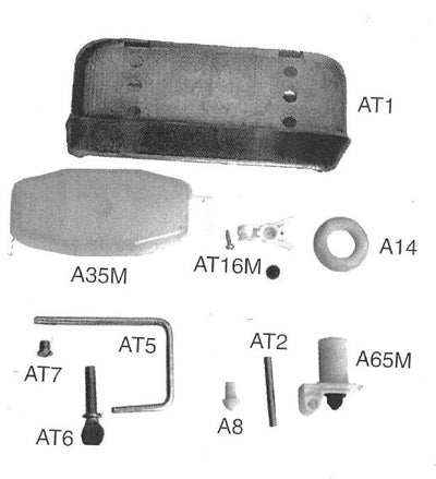 Sproeier 2mm voor autotanker