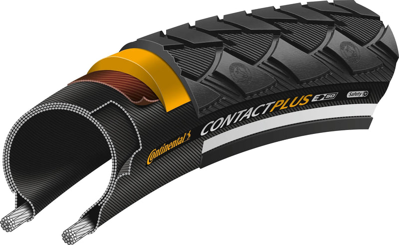 Continental buitenband contact plus conti tire cont+ 47-507 b b+rt