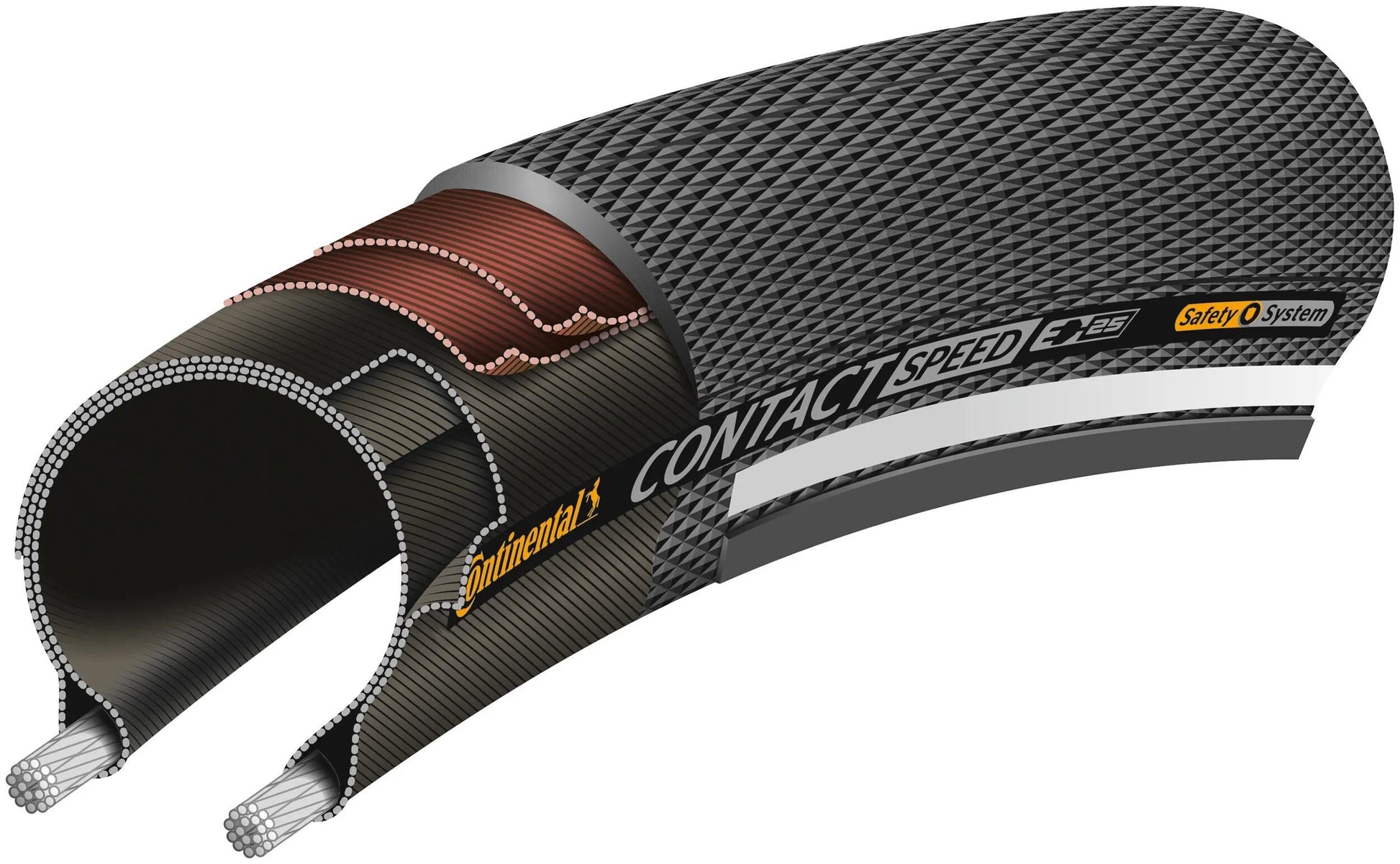Continental buitenband contact speed conti tire cont speed 50-584 b b