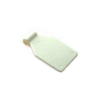 Kunststof prijsschild 27x27mm tbv blisterhaak | 50 stuks