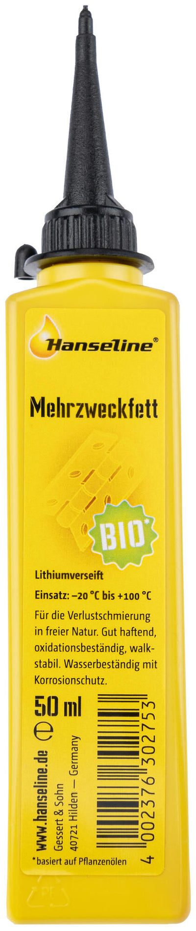 Hanseline mehrzweckfett bio multipurpose grease bio 50ml