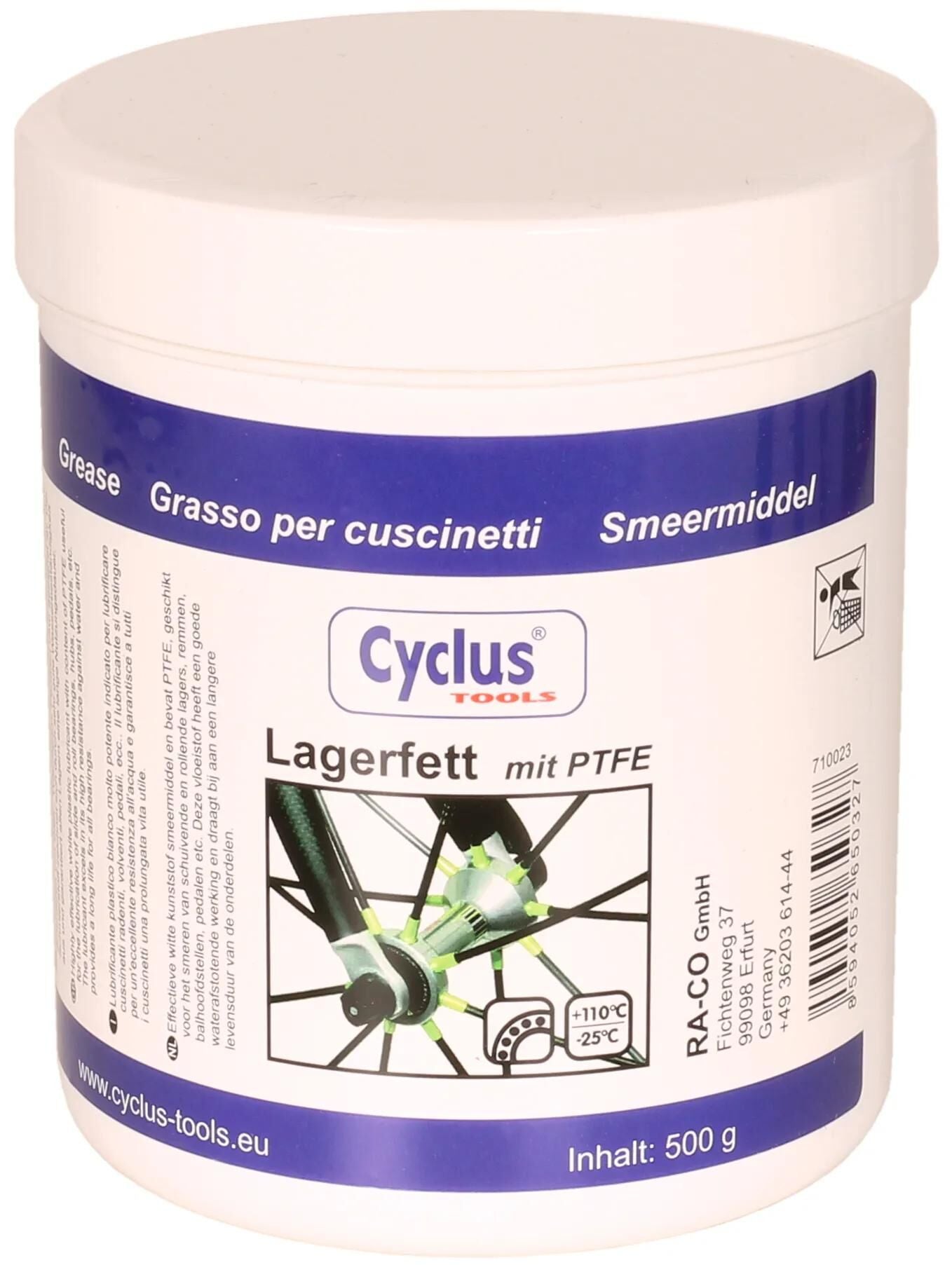 Cyclus tools lagervet cyclus bearing grease 500g