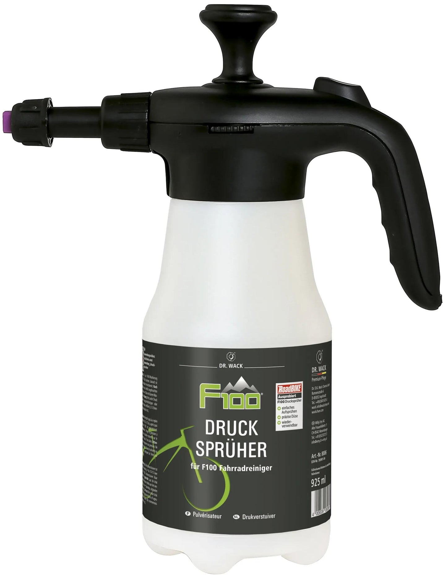 Dr. wack pompverstuiver f100 pres.sprayer dr.wack f100 empty,925ml