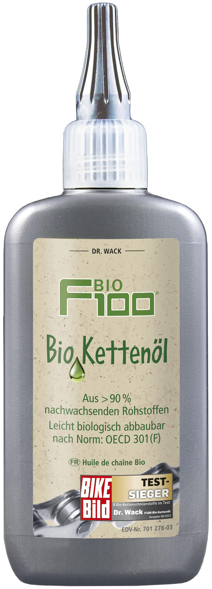 Dr. wack kettingolie f100 chain oil dr.wack 100ml bio 100 ml dropper bottle