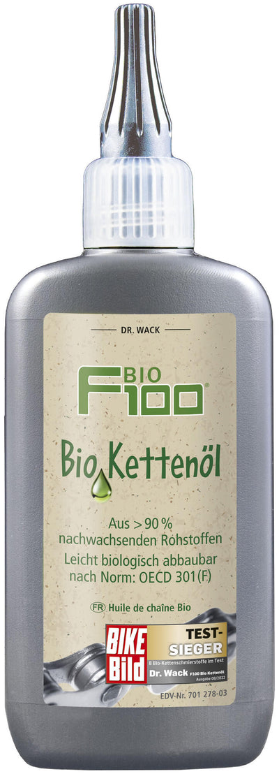 Dr. wack kettingolie f100 chain oil dr.wack 100ml bio 100 ml dropper bottle