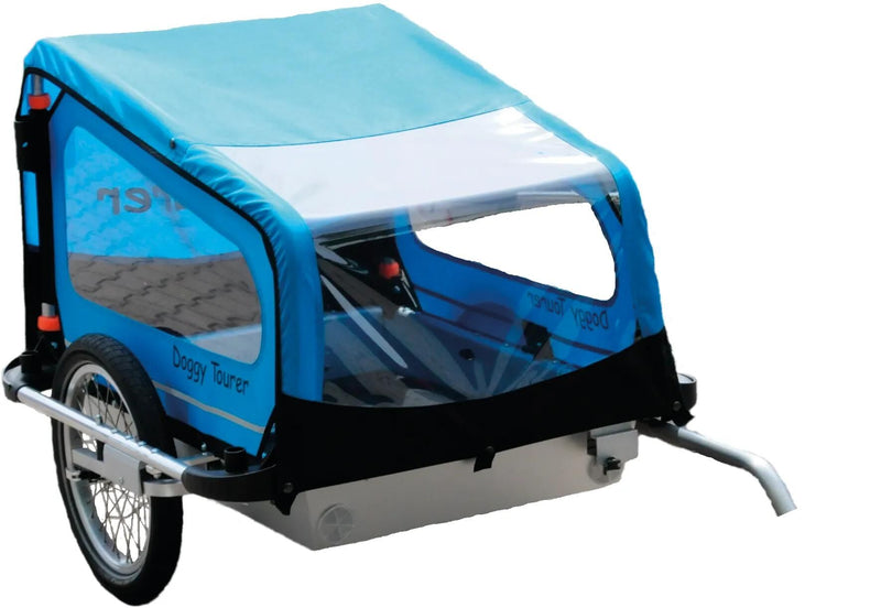 Doggytourer fiets-hondenkar doggy tourer m dog trailer kids touring doggy tourer m blue