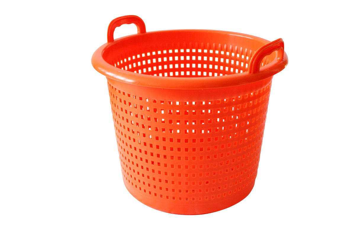 Industriemand aardappelmand open oranje 44 ltr