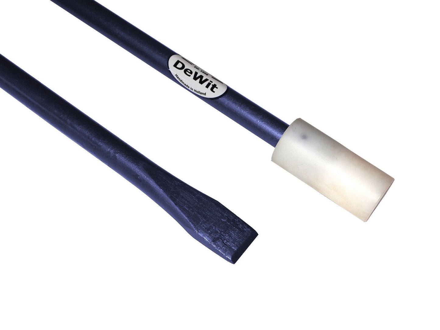 De wit stootijzer 1400 x 28mm met nylon dop %c3%b8 60mm dewit