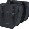 Basil Tour dubbele fietstas - waterafstotend - 28L - zwart