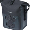 Basil tas navigator m enkel | mik studs | zwart 14l