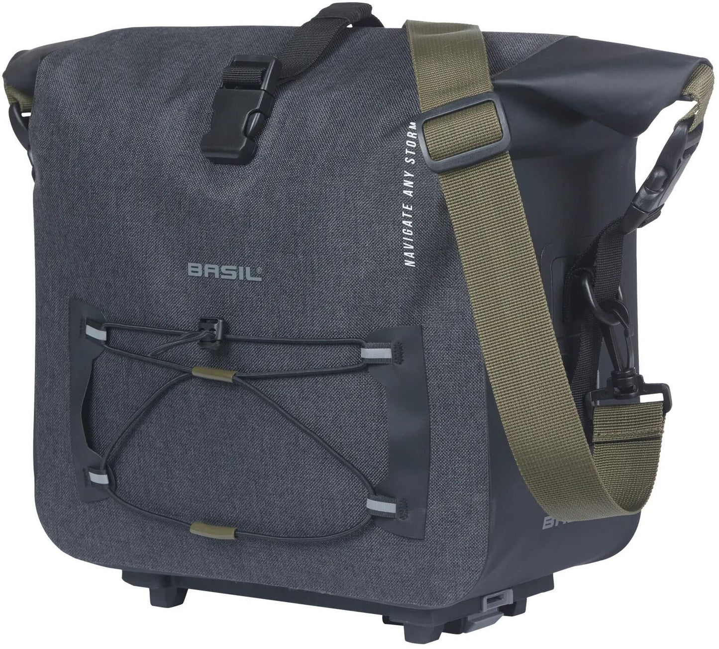 Basil gepäckträgertasche navigator storm trunkbag navigator storm mik 2.0 black