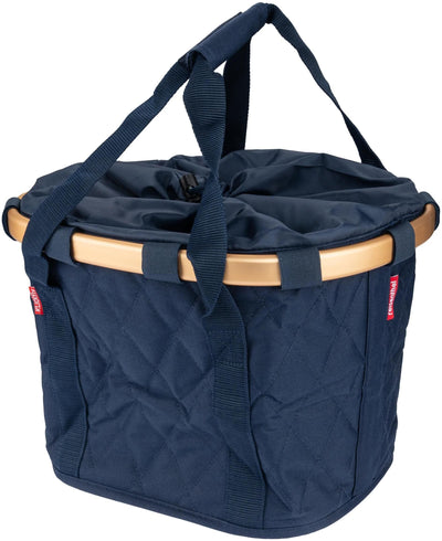 Reisenthel mand bikebasket shop.bag r k bikebasket rhombus midnight gold
