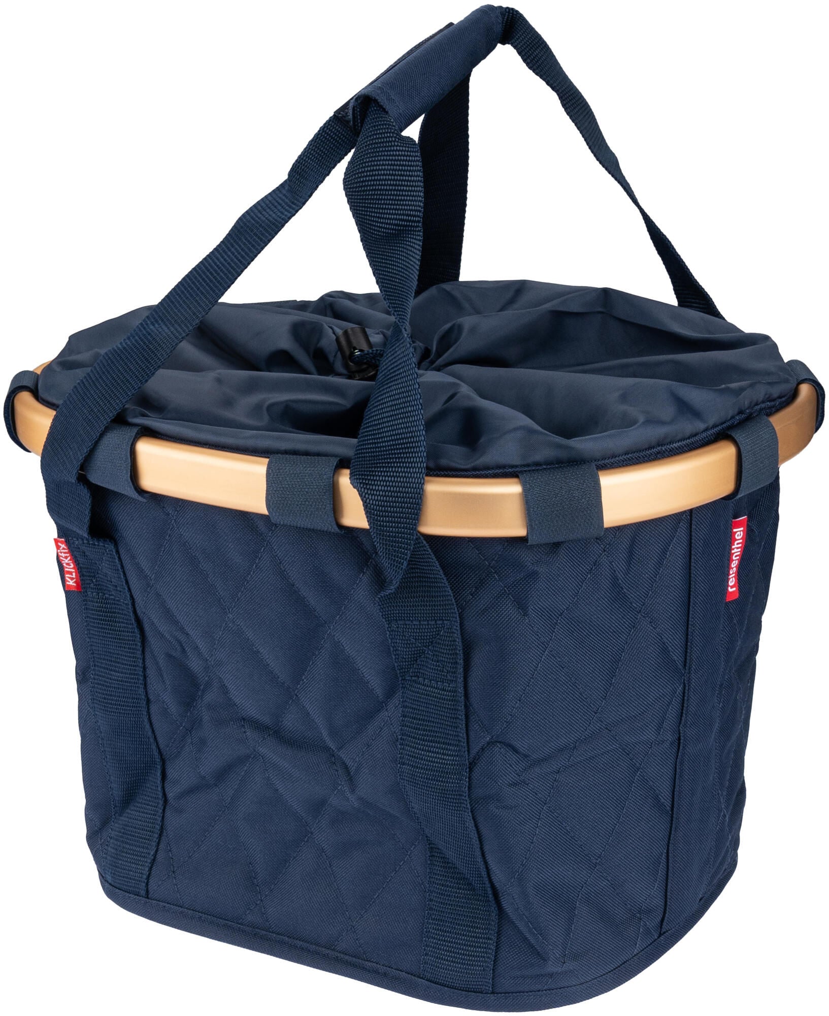 Reisenthel korb bikebasket shop.bag r k bikebasket rhombus midnight gold