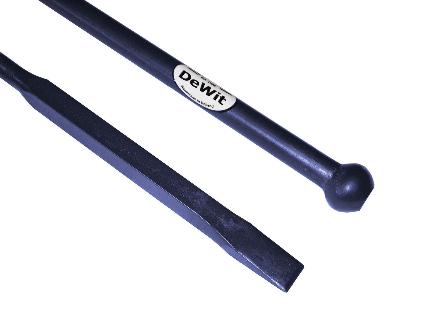 De wit stootijzer 1750mm met 40cm vierkant knop en beitel dewit