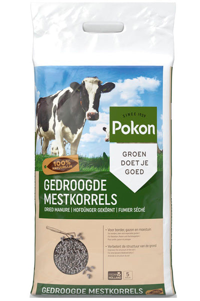 Pokon gedroogde mestkorrel 5kg