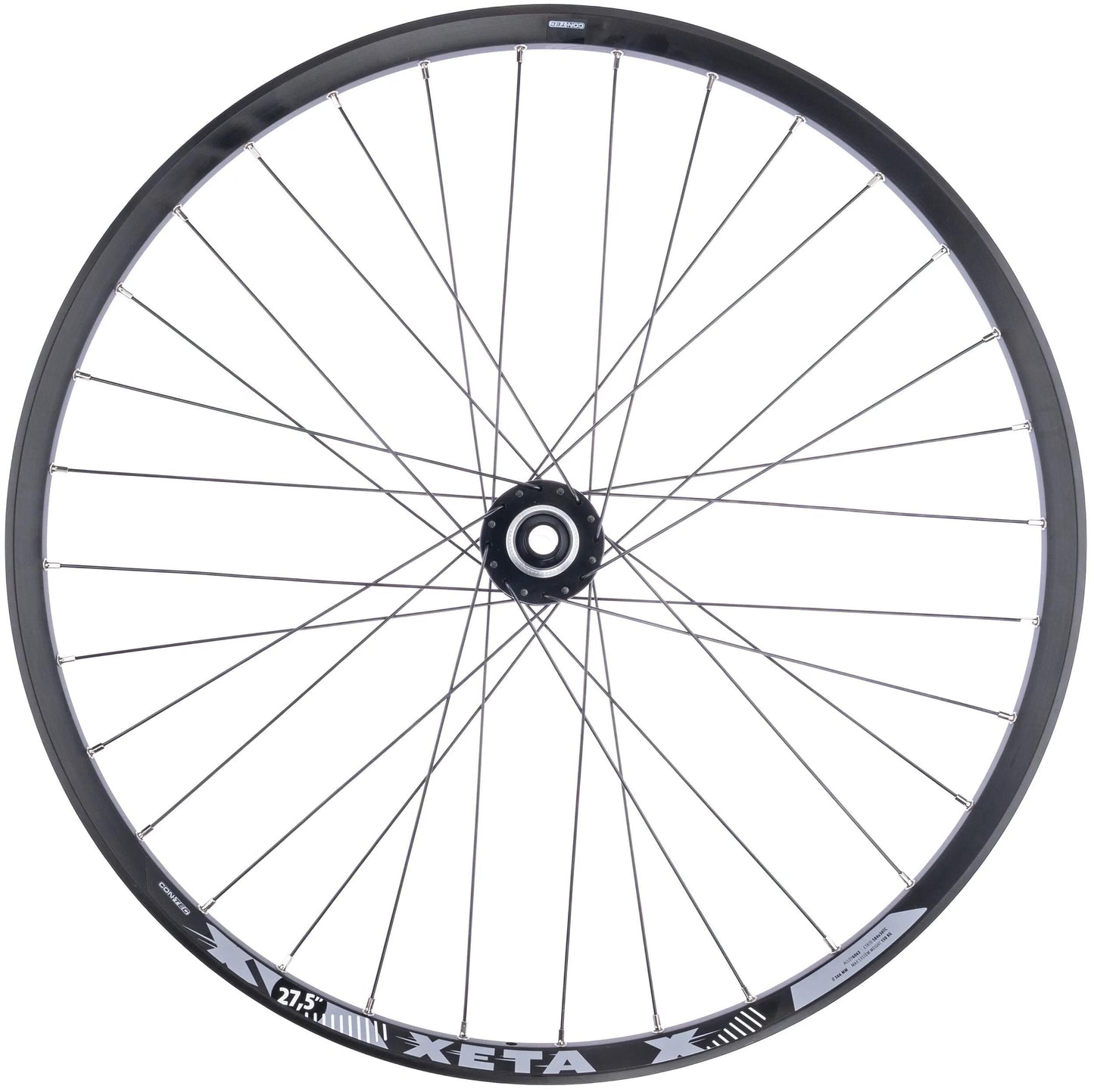 Contec voorwiel xeta core 30 ct vr 27.5 xeta core 30 boost 15mm cl sw 2.00