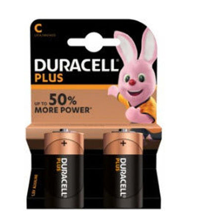Duracell - batterij Plus 100% extra life MN1400 LR14 C BP2