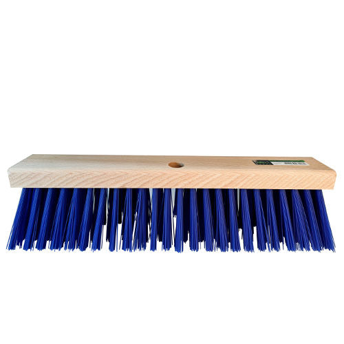 Mm eurotool stalbezem pvc blauw zichtbare vezellengte 110mm 45cm fsc