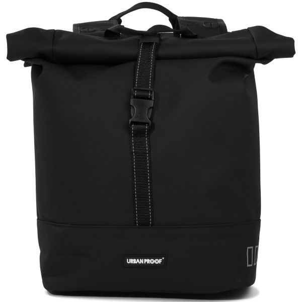Urbanproof tas double roll up recycle 38l zwart