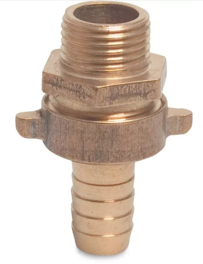 Geka producten 33 verbindingskoppeling messing 1 x 25 mm buitendraad