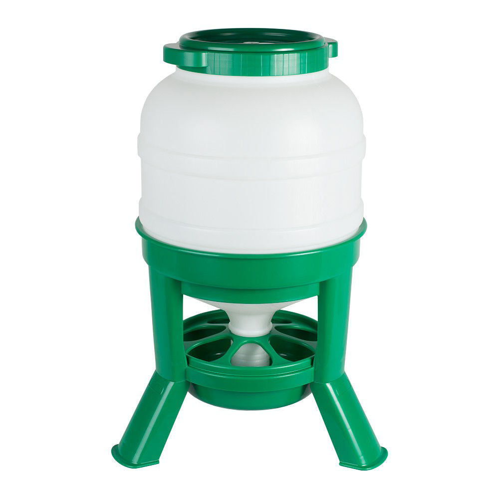 Olba hopper feeder 30ltr plastic groen