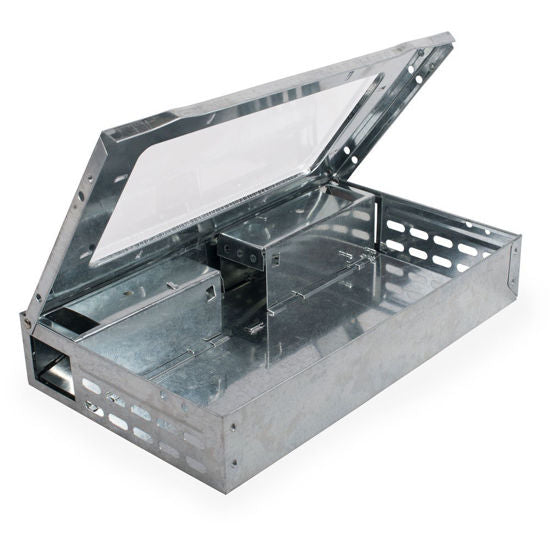 Muizenvanger verzinkt met venster multivangsysteem