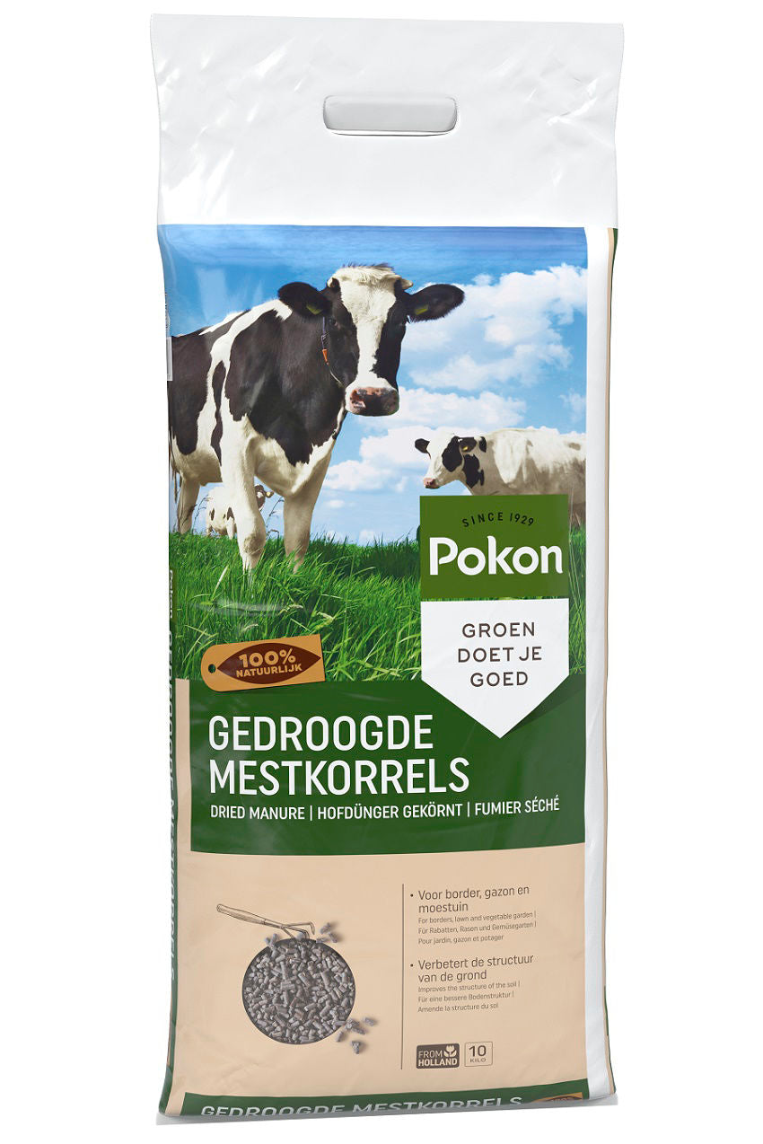 Pokon gedroogde mestkorrel 10kg