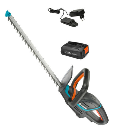 Gardena accu heggenschaar comfortcut 50 18v p4a set (grijs turquoise, 14730-20, accu inbegrepen)