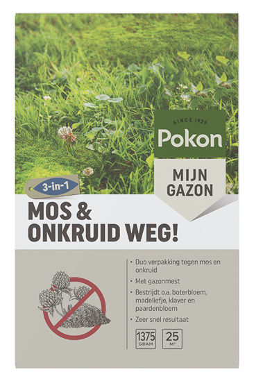 Pokon mos en onkruid weg 275kg voor 50m2