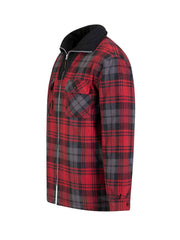 Storvik producten houthakkers fleecevest stanley thermo rood zwart 3xl - afbeelding 3