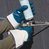 Keron producten handschoen blauw nbr met kap