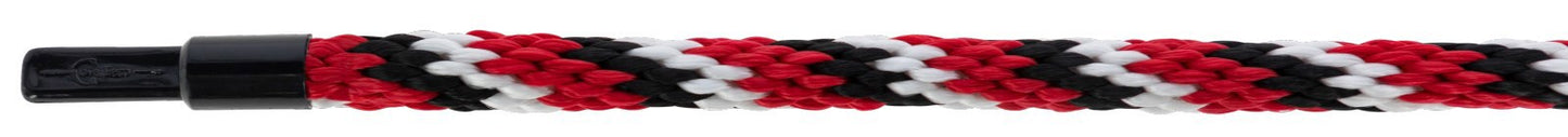 Abi producten halstertouw mustang karjn haak rood zwart wit