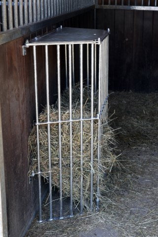 Abi producten hooiruif slowfeed plus voederbesparende ruif verzinkt