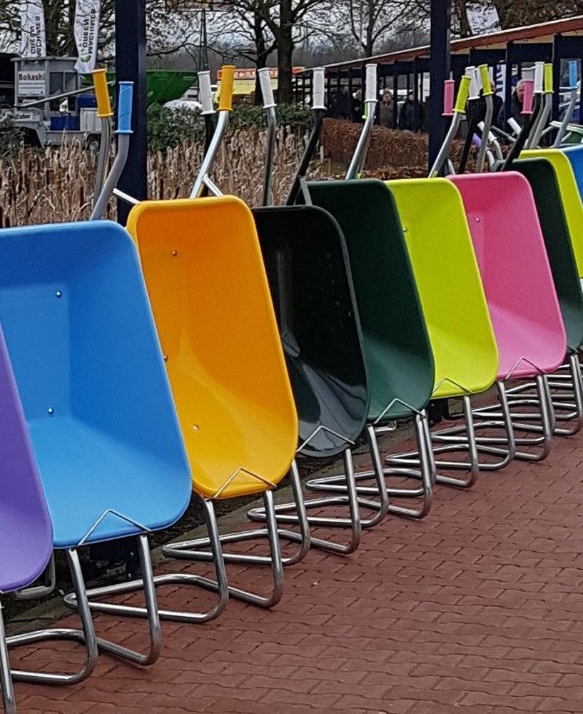 Fort producten presentatiestandaard verzinkt voor 1 kruiwagen