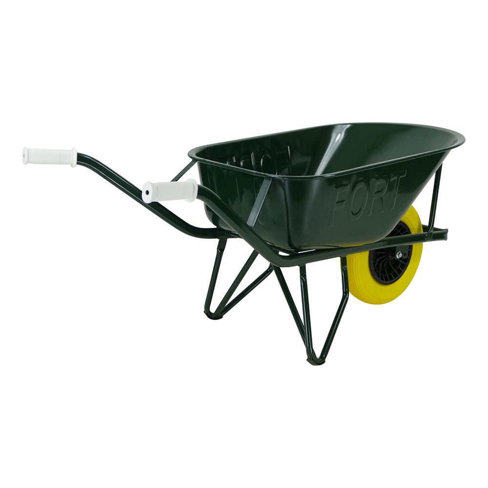 Fort producten kruiwagen 80l gelakt dubbele bodemplaat plusnml wiel