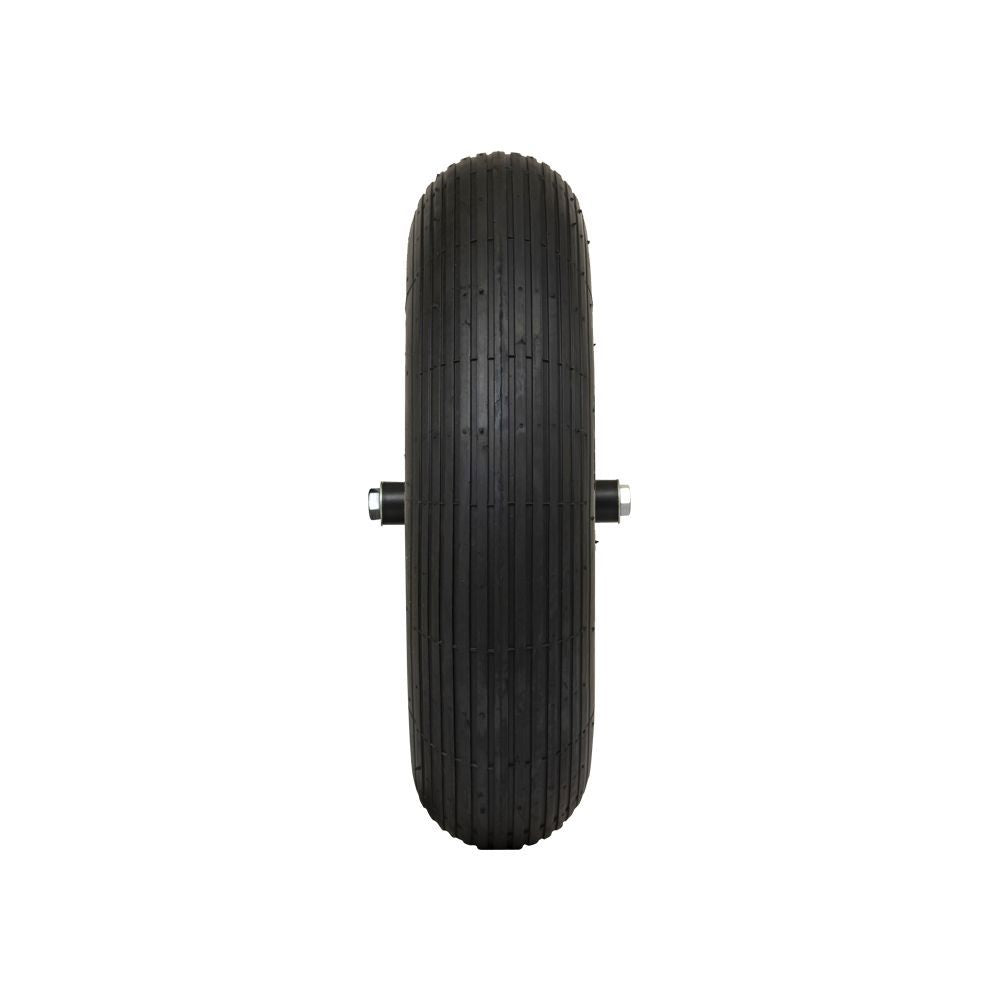 Producten wiel 400x8 2ply band kunststof velg zwart as 13cm mm