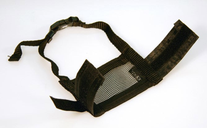 Producten nylon muilkort hond mt xl zwart