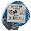 Connex producten spanband 1 delig met klemgesp 3meter 25mm