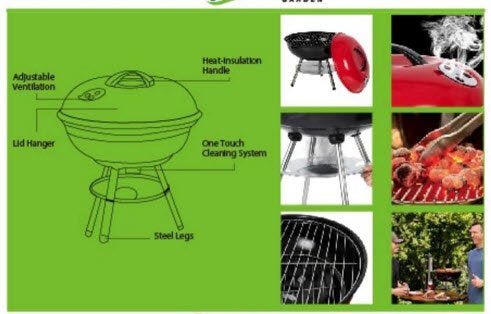 Producten bbq bol klein oe 35 x 40 cm
