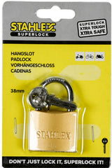 Producten hangslot superlock 38mm plus3sleutels - afbeelding 3