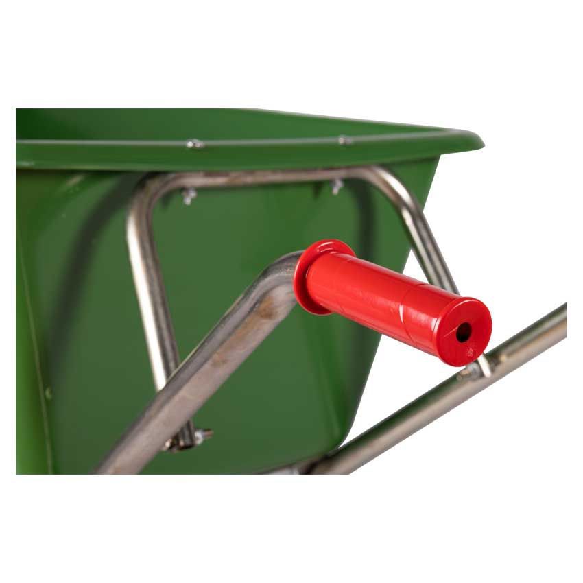 Mm producten kruiwagen 160liter poly verz onderstel ged 2 wiel 1