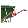 Mm producten kruiwagen 160liter poly verz onderstel ged 2 nml wiel