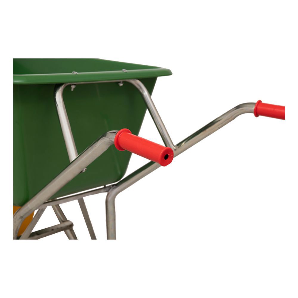 Mm producten kruiwagen 160liter poly verz onderstel ged 2 nml wiel
