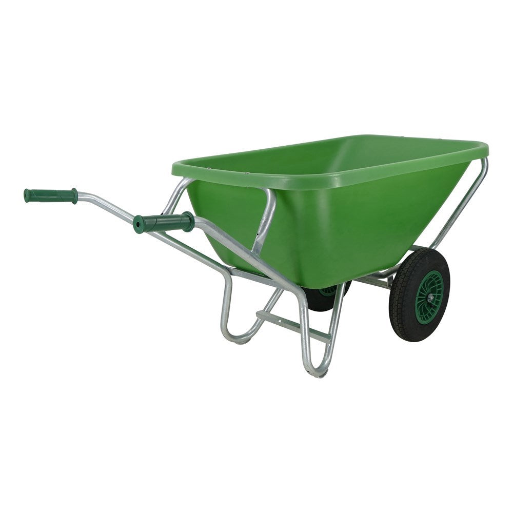 Fort producten kruiwagen fs 200l groen verz onderstel 2 luchtwiel