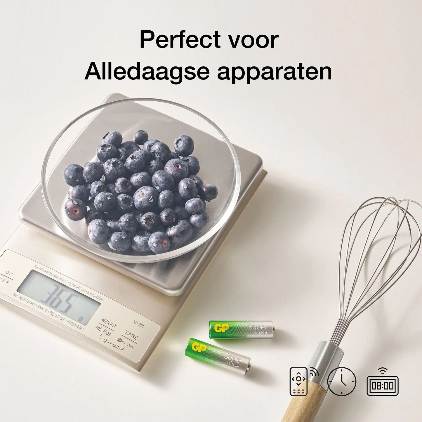 Gp super alkaline aa-batterijen 4pk