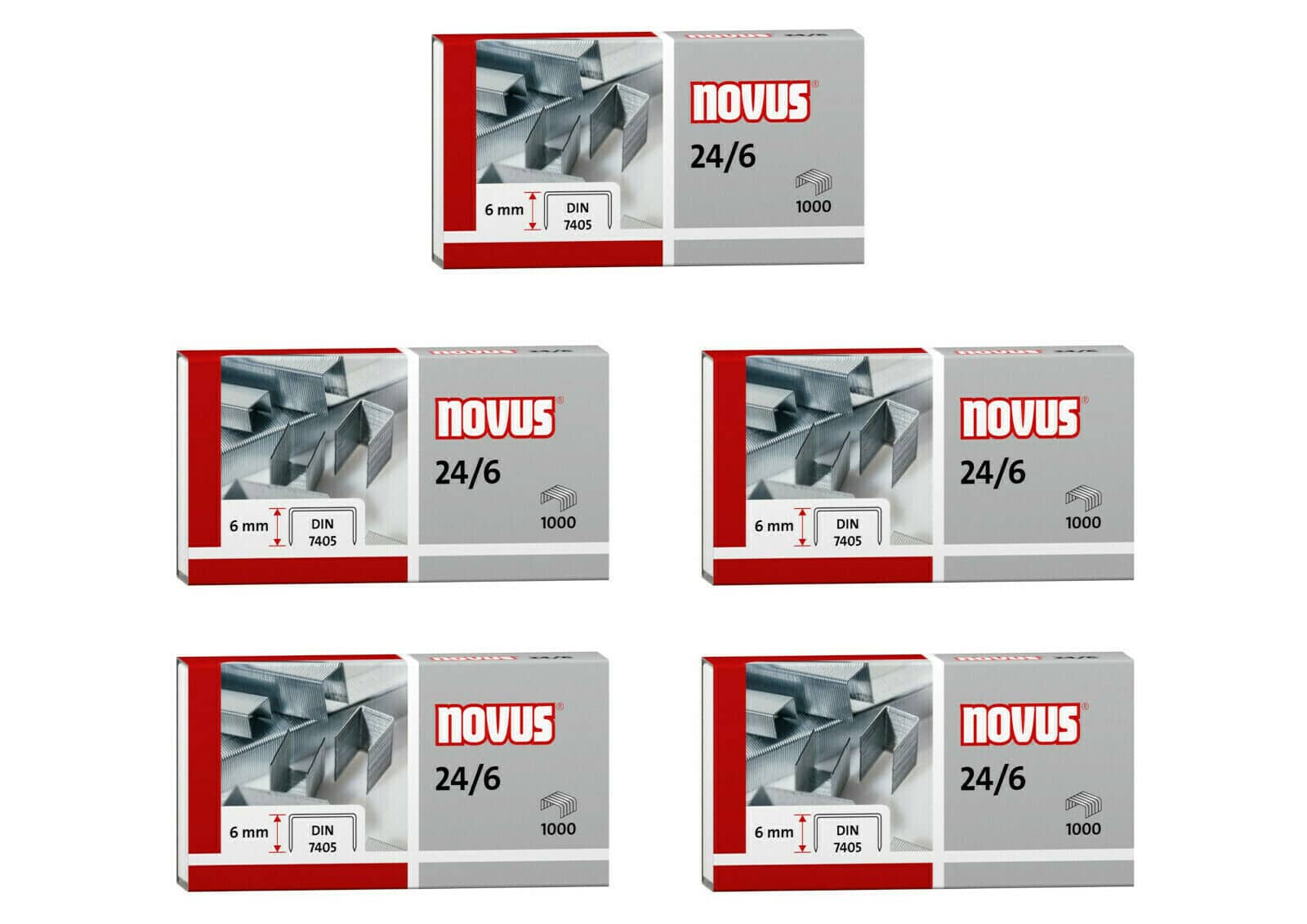 Van der doelen nietjes novus 24 6 staal